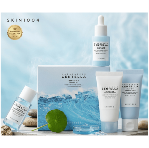 SKIN1004 - MADAGASCAR CENTELLA - HYALU - CICA TRAVE KIT (BOX OF 4 ITEMS) - Safe Sun Cosmetics