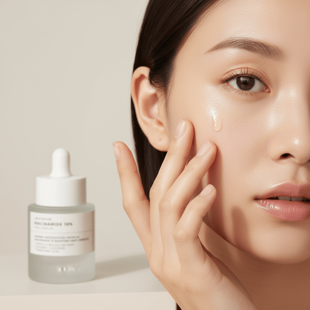 SKIN1004 Niacinamide 10% Boosting Shot Ampoule – Brightening & Pore - Refining Serum 30ml - Safe Sun Cosmetics